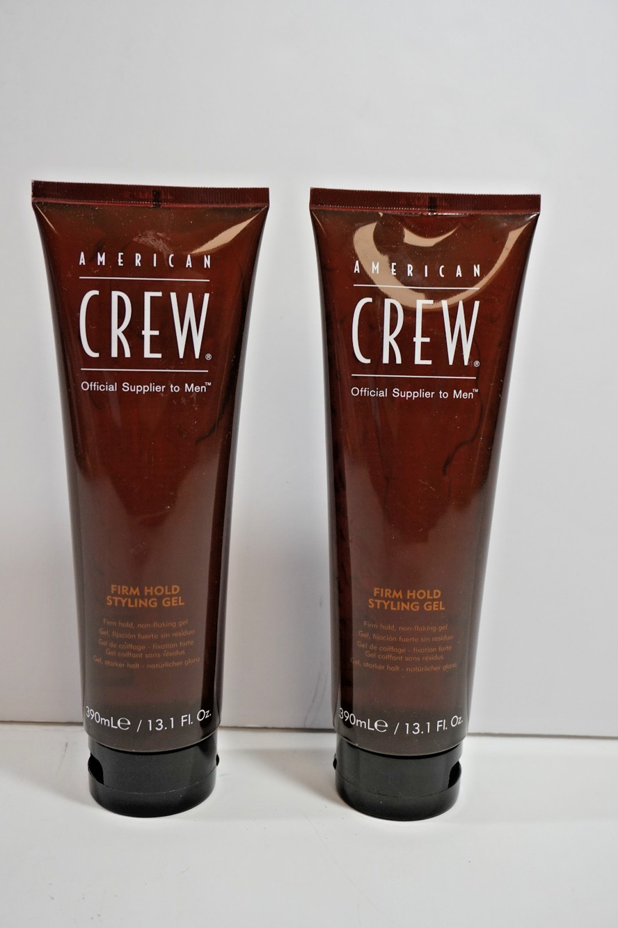 Lot of 2 American Crew Firm Hold Styling Gel - 13.1 fl oz